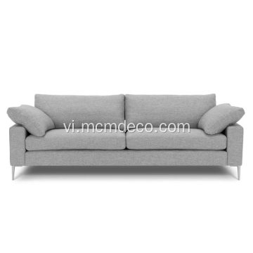 Sofa vải màu xám mùa đông Nova